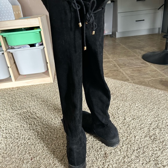 Aldo Black Over the Knee Boots - Picture 4 of 5